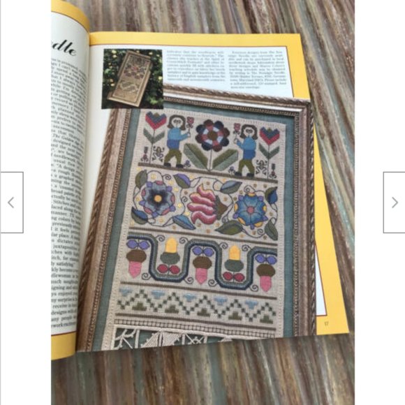 Just Cross Stitch Magazine May/June 1988 & Jul/Aug 1995 Cat Dove Sampler Pattern - Picture 3 of 6
